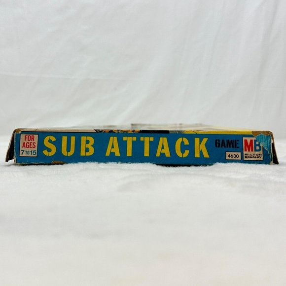 Vintage 1965 Sub Attack Board Game Milton Bradley 100% Complete - Picture 7 of 9